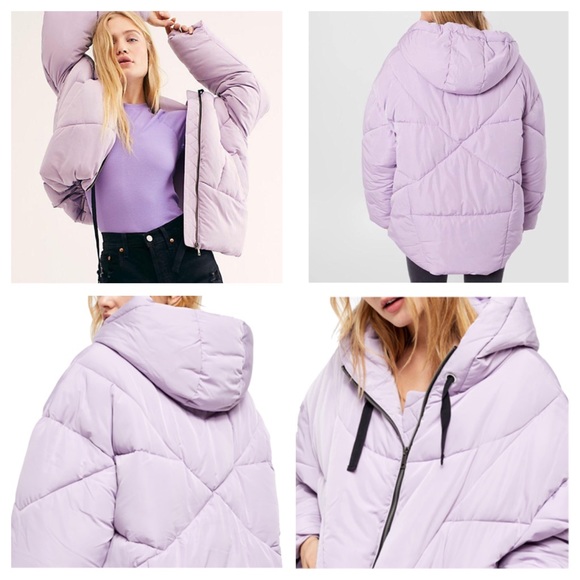 Free People Hailey Hooded Puffer Coat.  NWT. - Picture 2 of 8